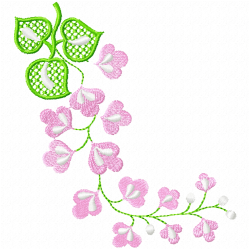 Flowers And Tree Embroidery Design 4 Flowers And Tree Embroidery Design 4